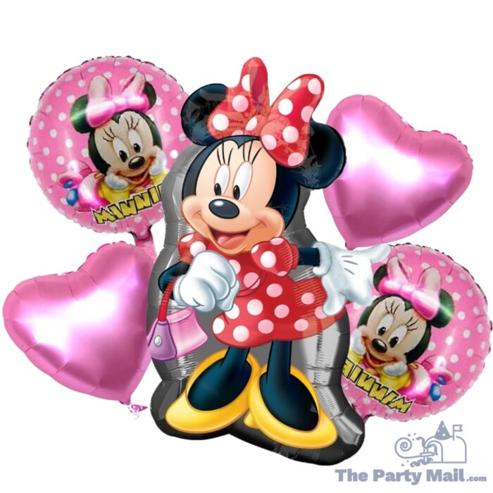 5Pcs Minnie Mouse Balloon Pack