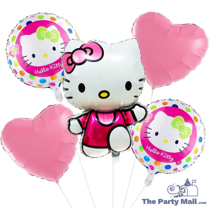 5Pcs Hello Kitty Balloon Pack