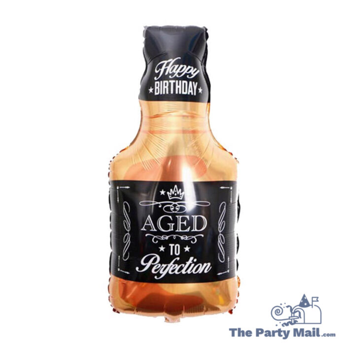 Whiskey Bottle Foil Balloon
