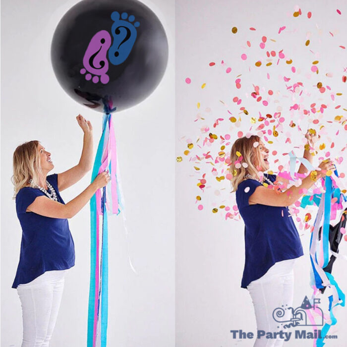 Giant Gender Reveal Confetti Balloon